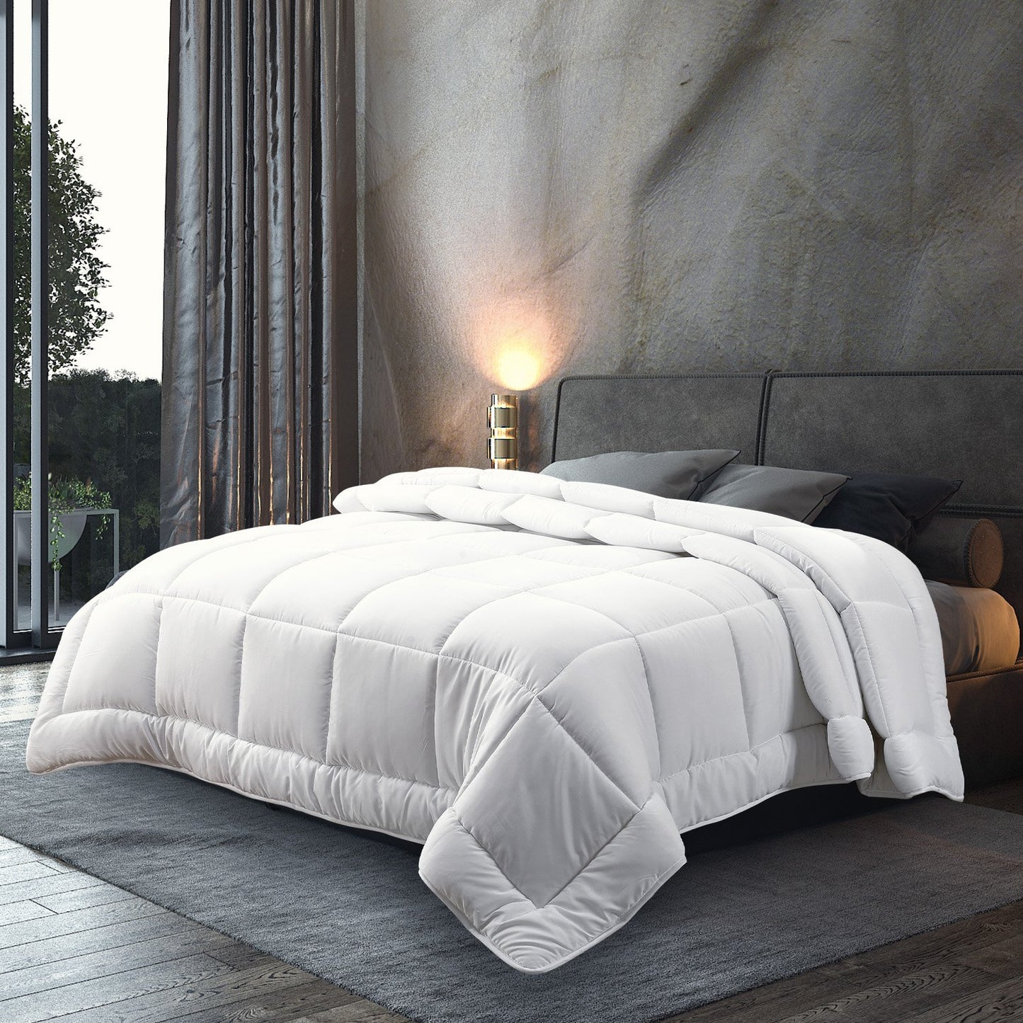 Laura Hill 700GSM Duck Down Feather Quilt – Soft, Hypoallergenic Warmth for Every Winter Night