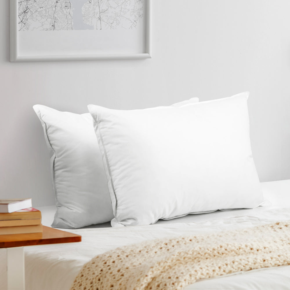 Giselle Duck Feather & Down Pillow Twin Pack – Dreamy Comfort for Nights You’ll Never Forget
