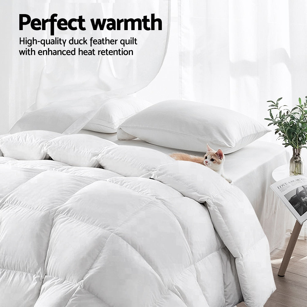 Giselle 700GSM Duck Down Quilt for Dreamy Winter Nights