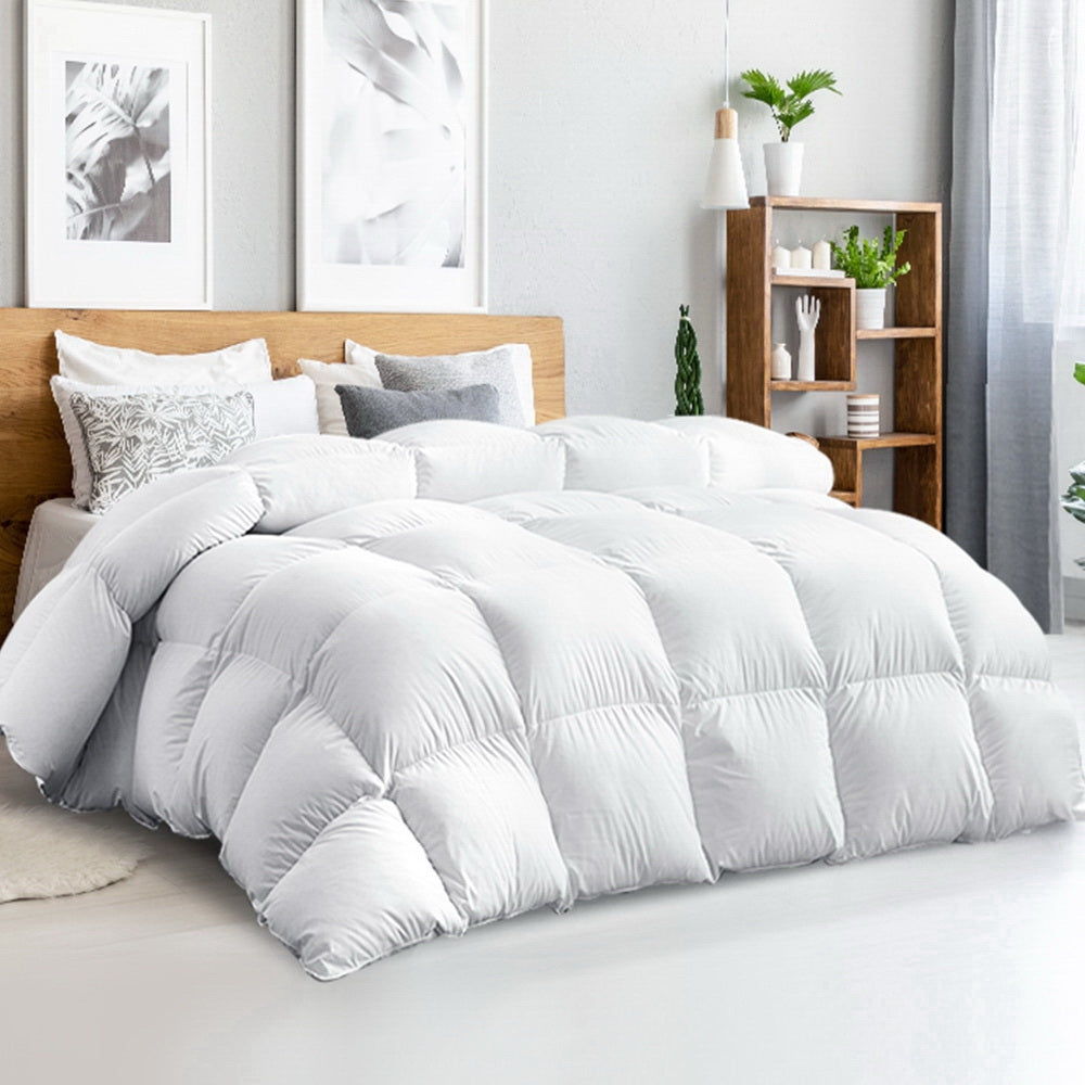 Giselle 500GSM Goose Feather Down Quilt – Your Winter Snuggle Companion