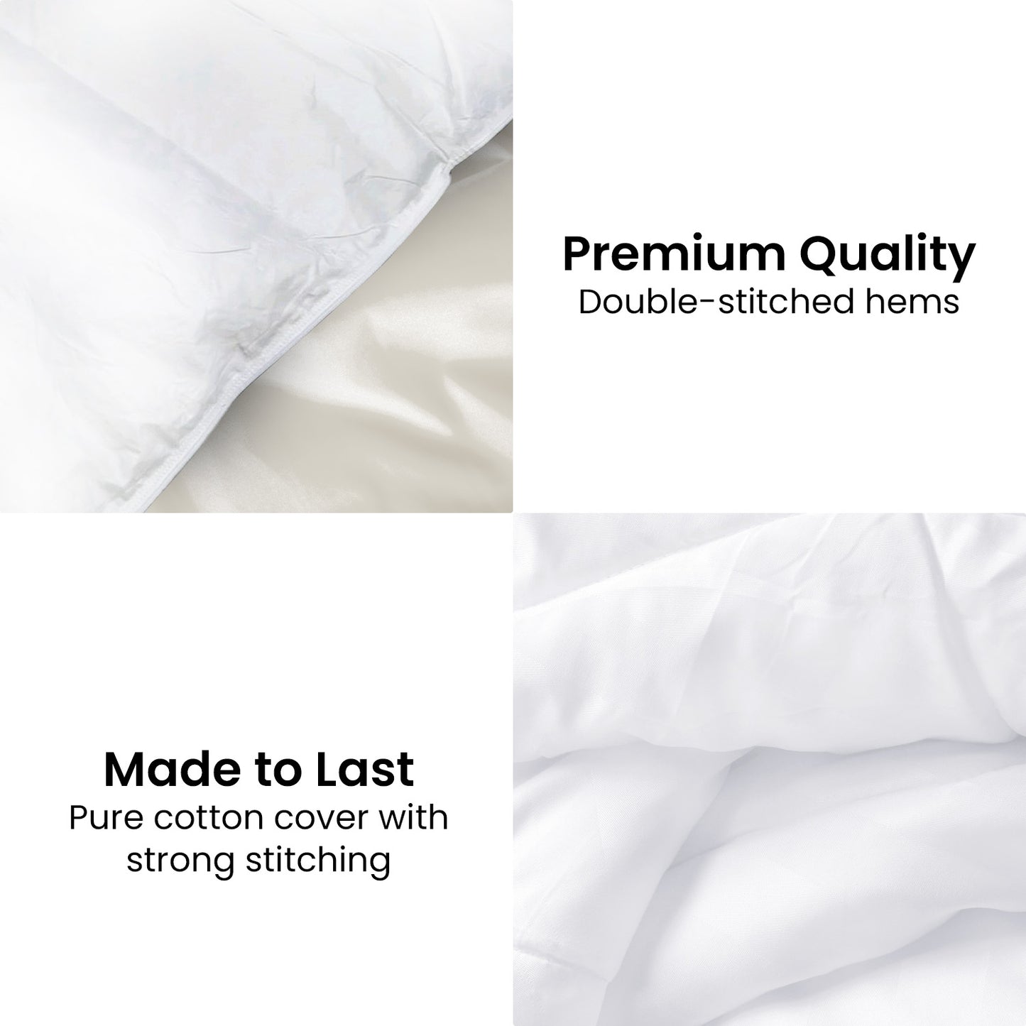 Laura Hill 500GSM Duck Down Feather Quilt – Your Ticket to Soft, Warm, and Durable Comfort