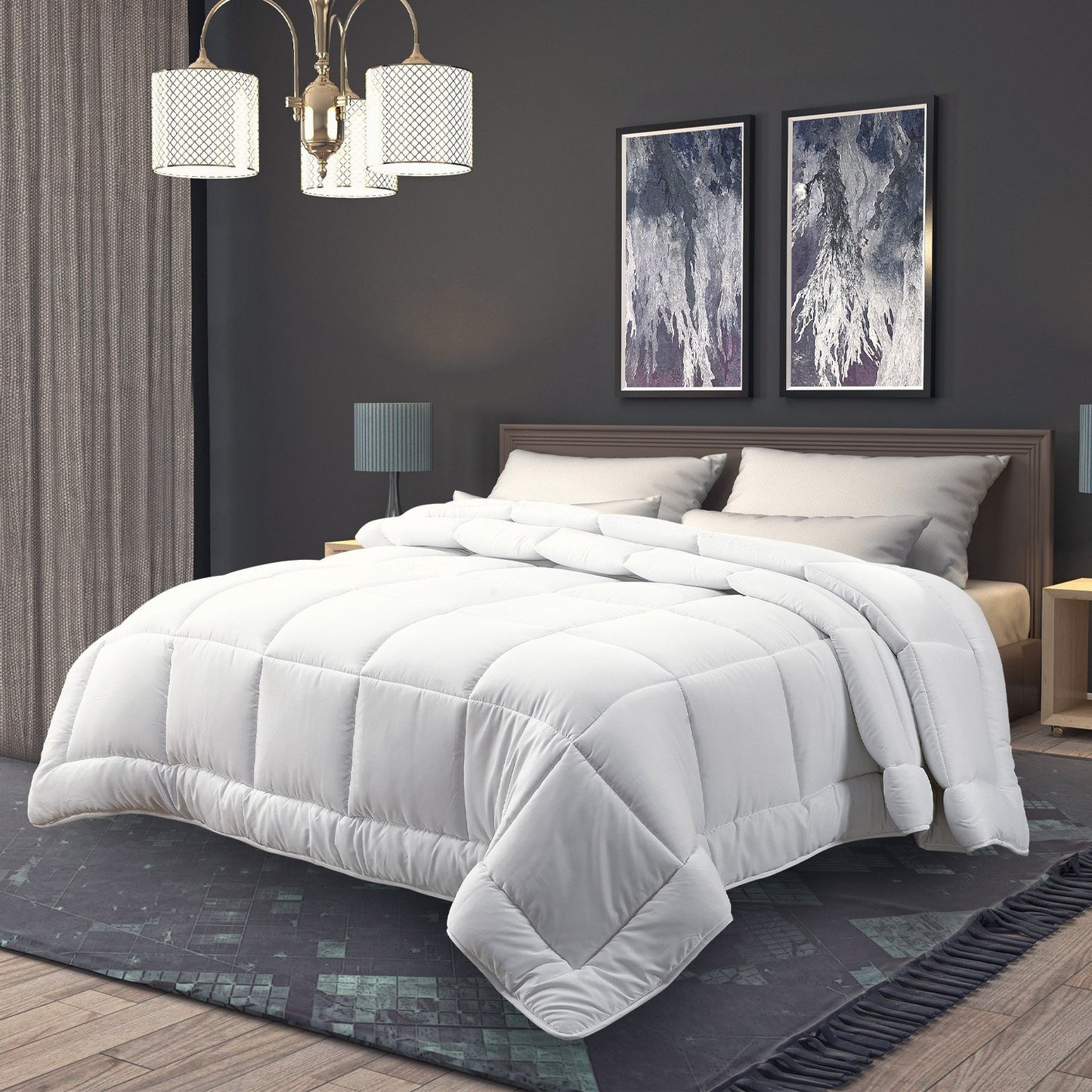 Laura Hill 700GSM Goose Down Feather Quilt – Snuggle, Sleep, and Stay Warm in Style
