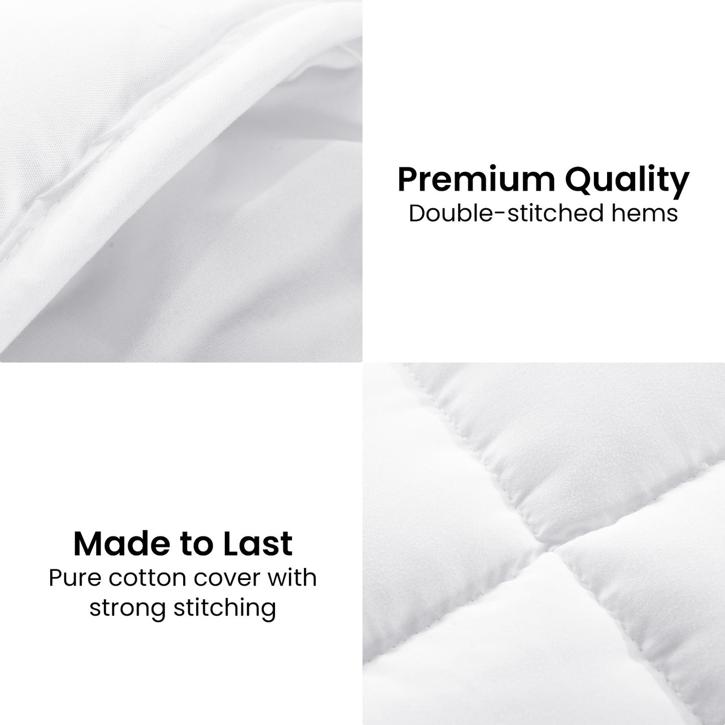 Laura Hill 700GSM Goose Down Feather Quilt – Snuggle, Sleep, and Stay Warm in Style
