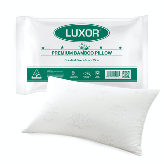 Luxor - Sleep Cool, Dream Big! Bamboo Cooling Pillow – Single, Twin, & Family Packs